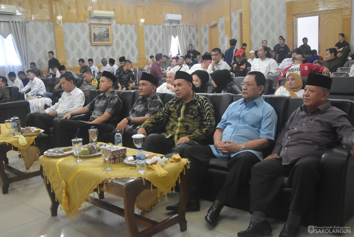 13 November 2024 - Dialog Publik Pilkada Damai Kabupaten Sarolangun, Bertempat di Ruang Aula Utama Kantor Bupati Sarolangun&nbsp;