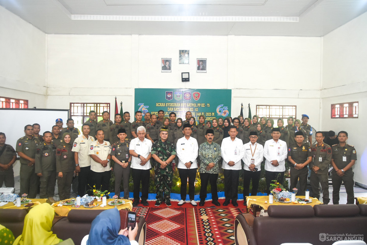 30 April 2025 - Syukuran HUT Satpol PP Ke 75 Tahun dan Satlinmas ke 63