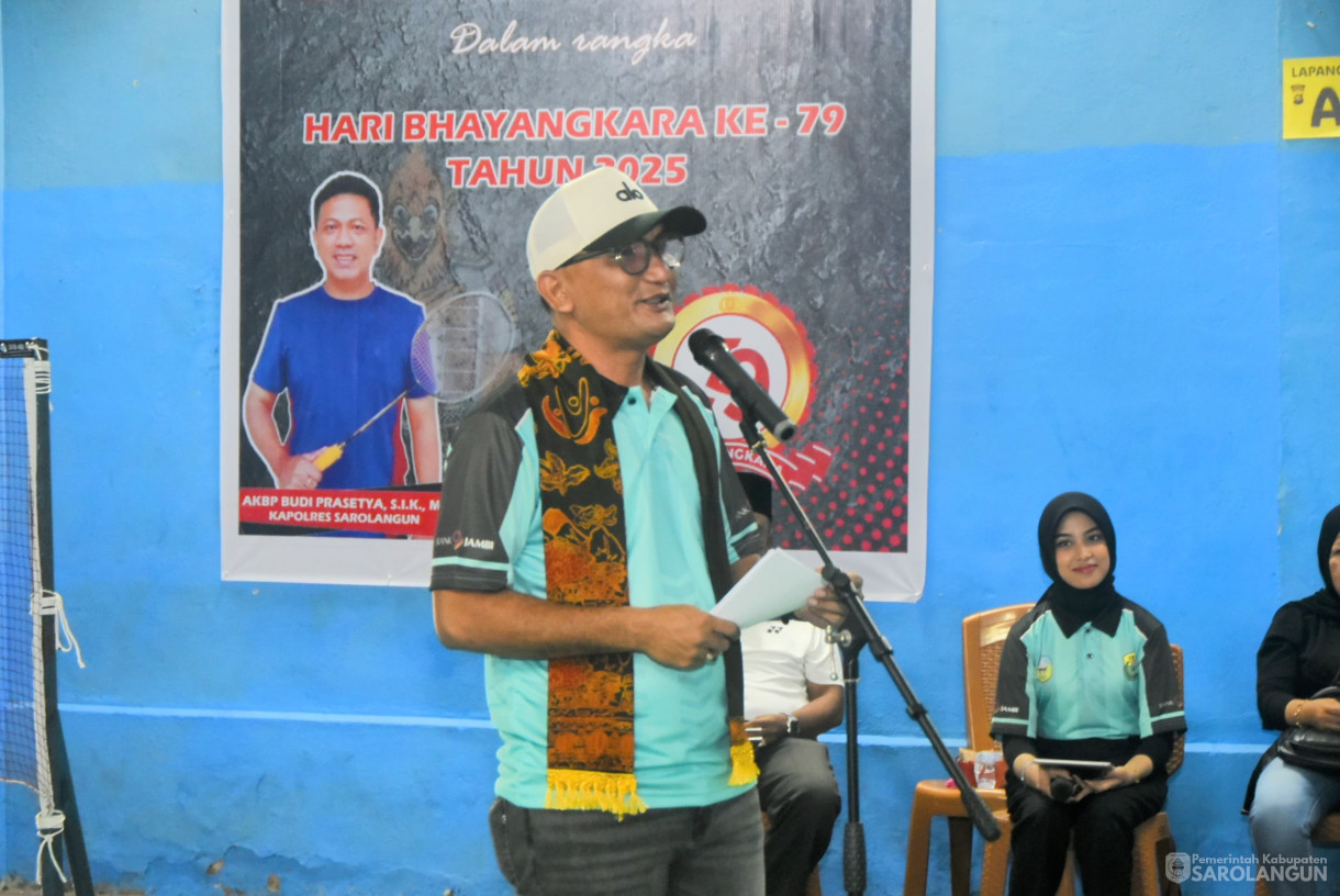 26 Juli 2025 - Pembukaan Turnamen PBSI Cup Tahun 2025 dan Pengukuhan Pengurus PBSI Sarolangun di Hall Pemda Sarolangun