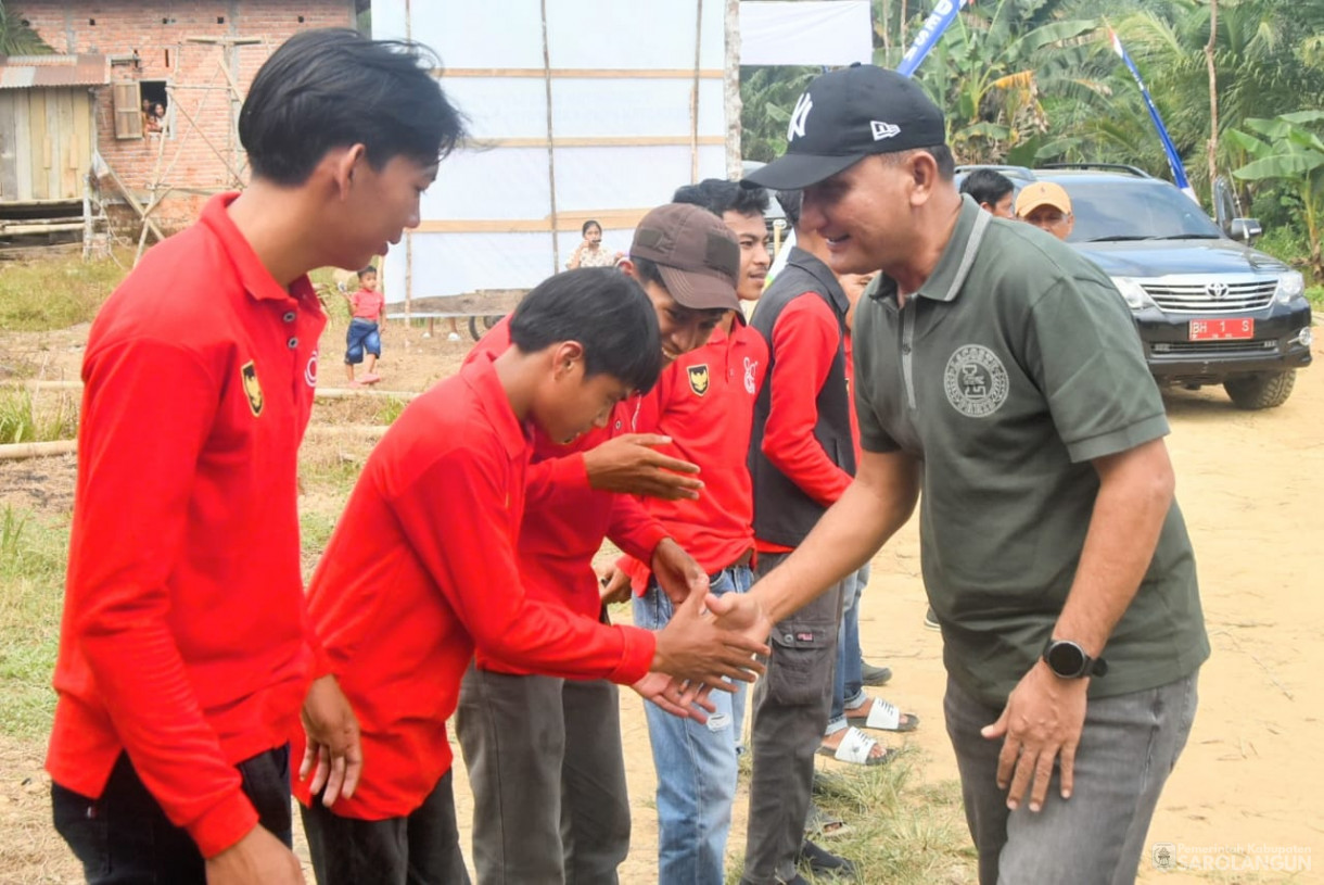 26 Juli 2025 - Pembukaan Turnamen Semi Open Voly di Lapangan Moneng Janggut Desa Sepintun