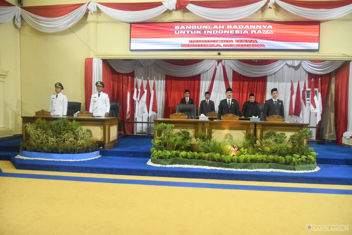 4 Maret 2025 -&nbsp;Rapat Paripurna Penyampaian Sambutan Bupati Sarolangun Periode 2025 sd 2030, Bertempat di Gedung DPRD Sarolangun