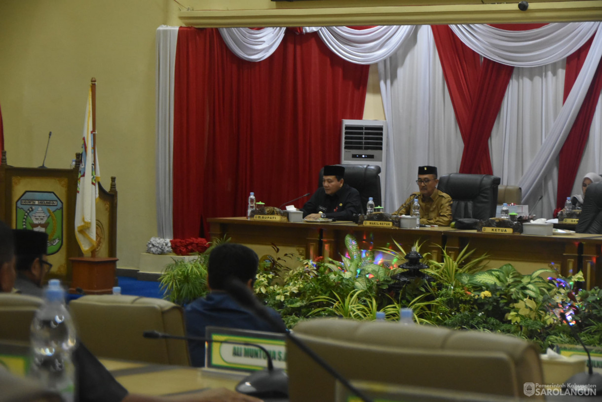 15 Agustus 2024 - Rapat Paripurna Tingkat I Tahap I, Bertempat di Gedung DPRD Kabupaten Sarolangun