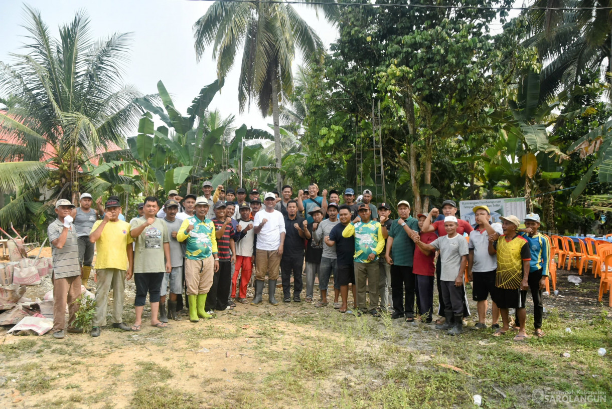 28 Juni 2025 -&nbsp;Gotong Royong Pembangunan Tempat Wudhu dan Toilet Masjid Jami Attaufiq Tanjung Rambai