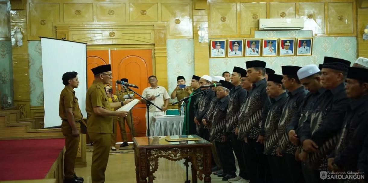 13 Juli 2026 Pelantikan Dewan Hakim dan Panitera Musabaqah Tilawah Quran Ke XXII Tingkat Kabupaten Sarolangun Tahun 2026