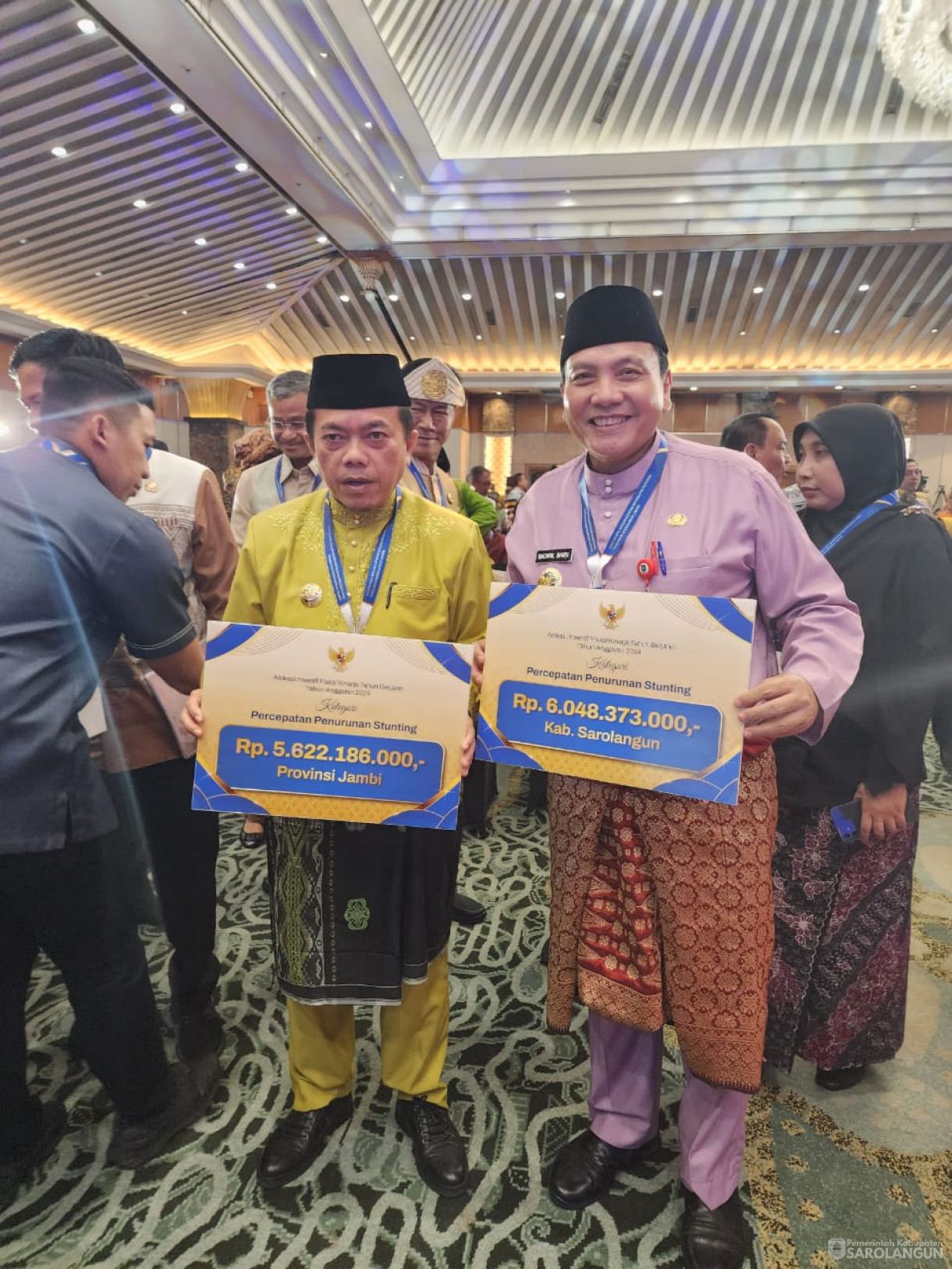 4 September 2024 - Pembukaan Rakornas Percepatan Penurunan Stunting 
2024 Dan pemberian Insentif Fiskal oleh Bapak Wakil Presiden, Bertempat 
di Hotel Grand Sahid Jaya Jakarta Selatan