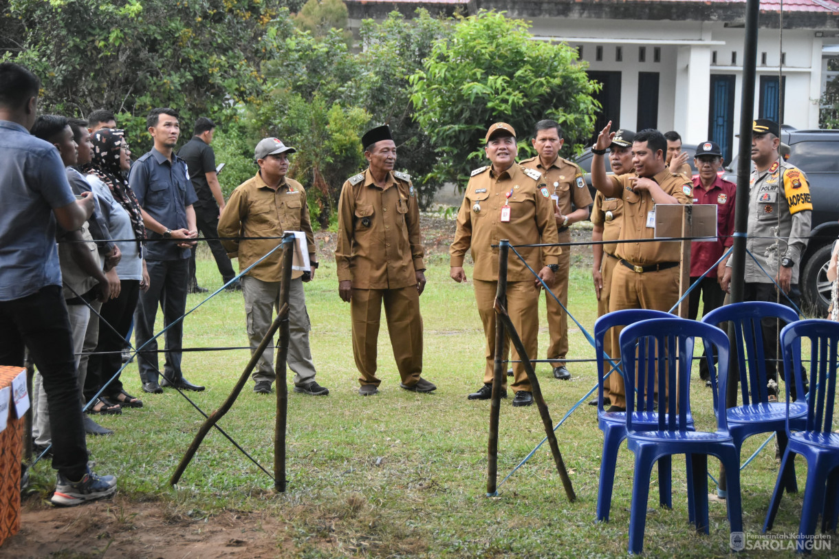 12 Februari 2024  - Meninjau Tps Beberapa Desa Di Kecamatan Pelawan