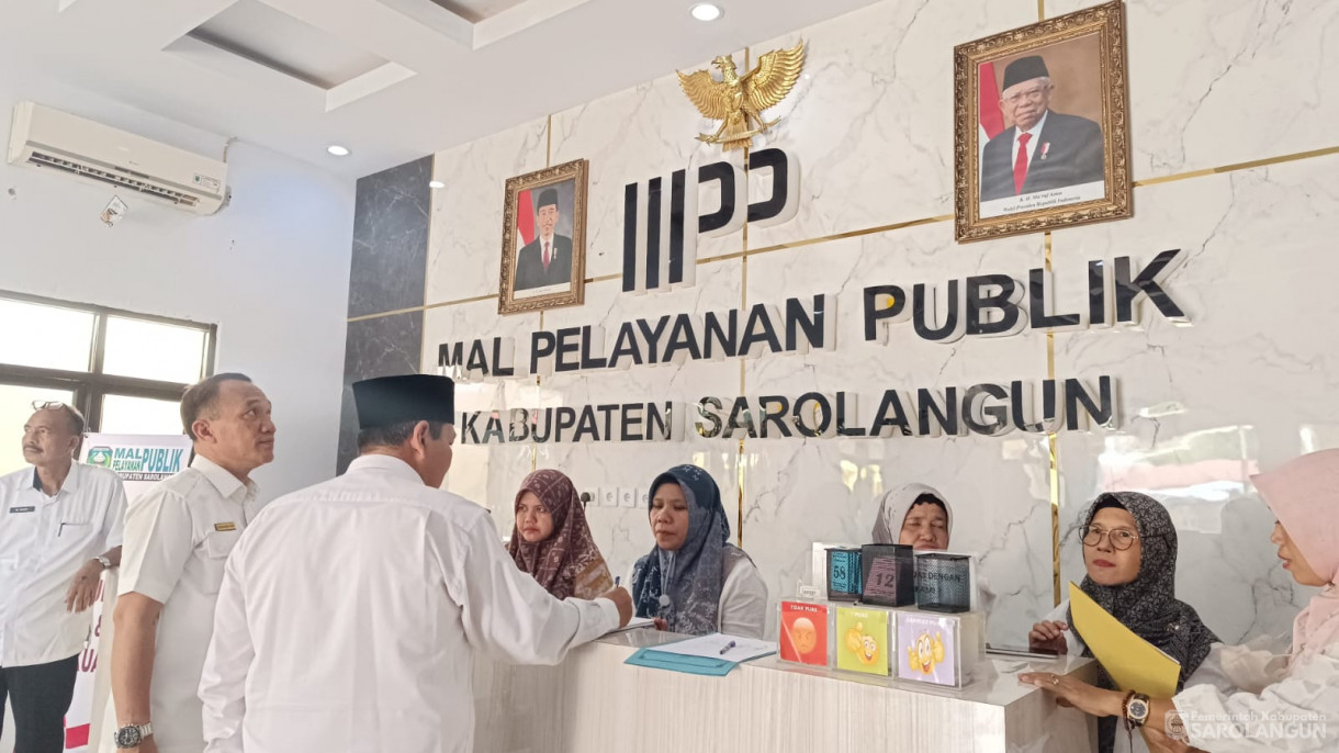 28 Februari 2024 -&nbsp;Meninjau Pelayanan dan Kondisi Mal Pelayanan Publik di Kantor DPMPTSP Sarolangun