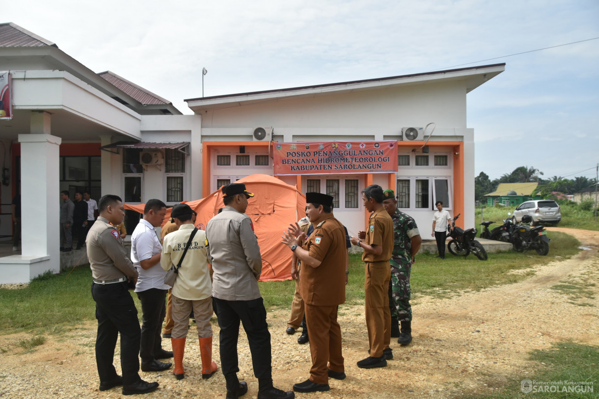 15 Januari 2024 - Meninjau Posko Penanggulangan Bencana Hidrometeorologi Kabupaten Sarolangun