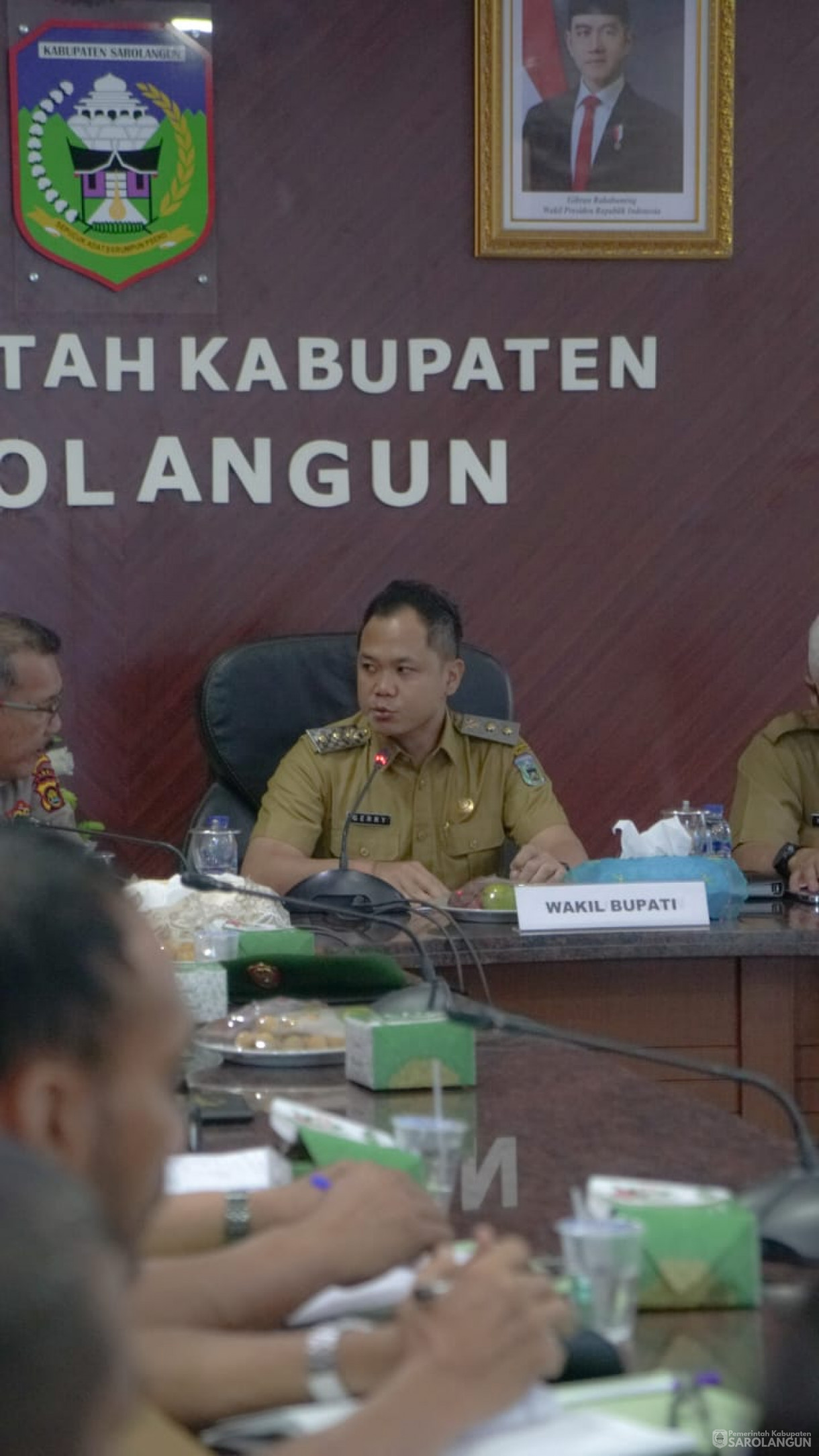 27 Mei 2025 - Wakil Bupati Sarolangun&nbsp; Memimpin Rapat Kordinasi Tim Penangulanan Bencana Karhutla kabupaten Sarolangun Tahun 2025