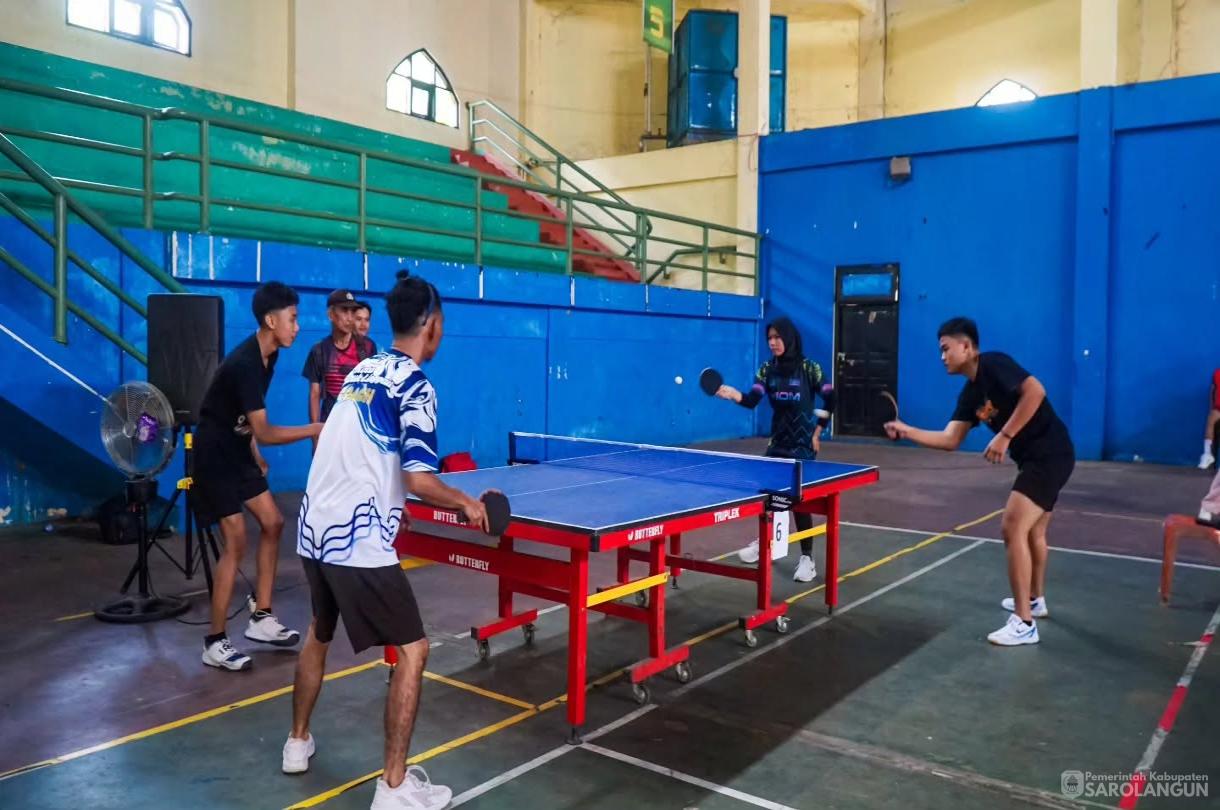 2 Agustus 2026 Pembukaan Turnamen Tenis Meja Tingkat Provinsi, Lubuk linggau, Musi Rawas, Rawas Ulu, Merangin dan Sarolangun di GOR KONI Sarolangun