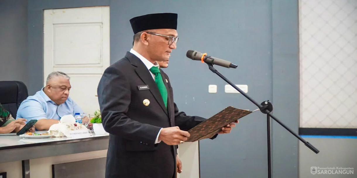 14 Juli 2026 Pelantikan dan Pengambilan Sumpah Dewan Pengawas Perusahaan Umum Daerah Air Minum Tirta Sako Batuah Kabupaten Sarolangun