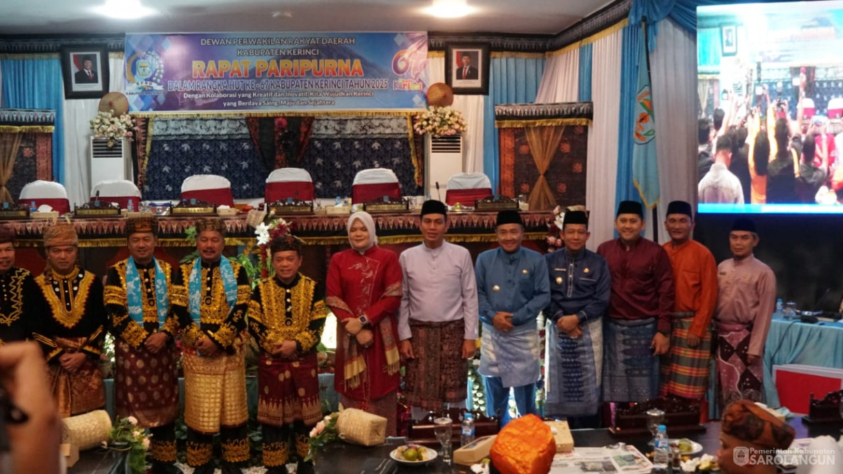 Rapat Paripurna HUT Kabupaten Kerinci ke 67