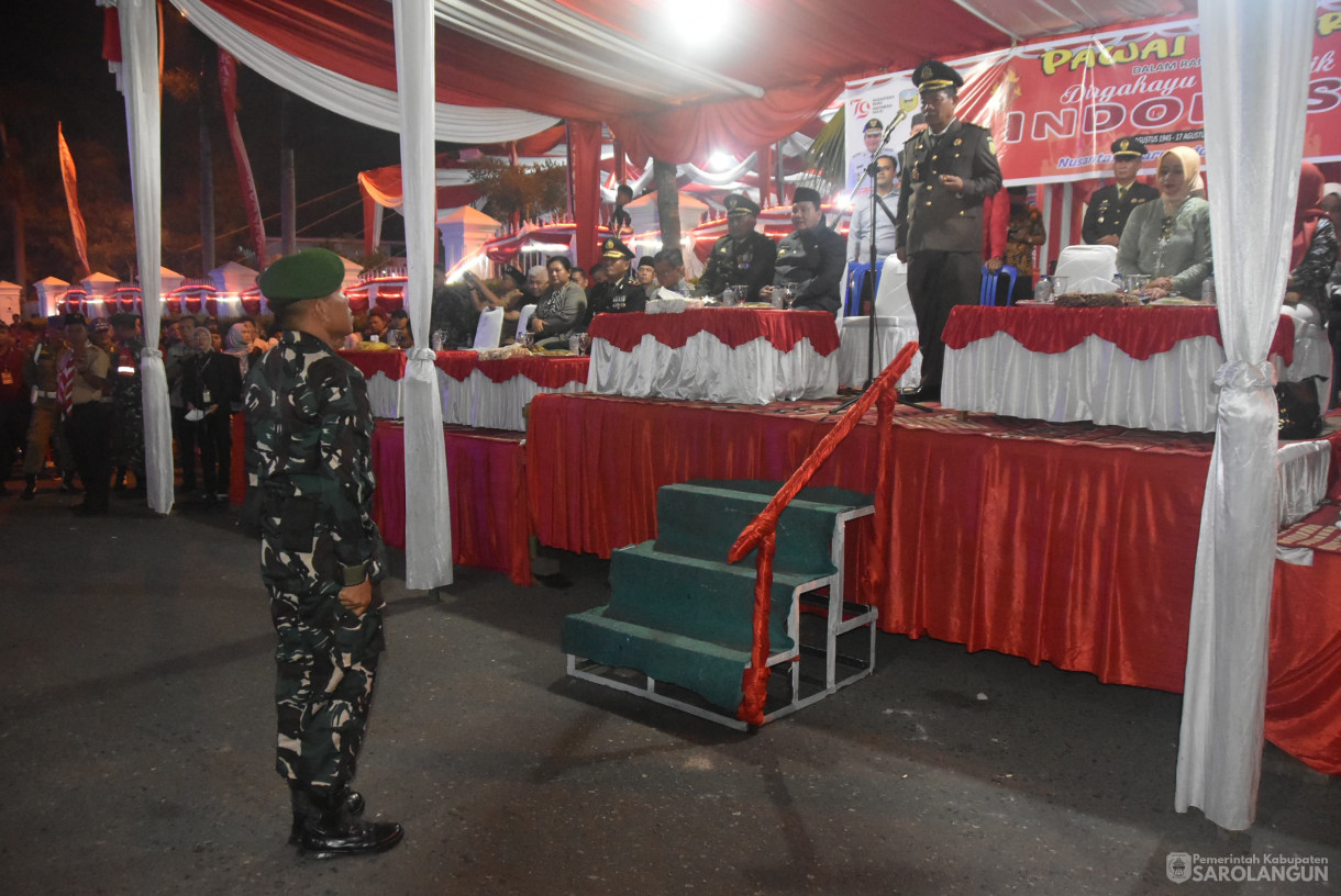 16 Agustus 2024 - Upacara Pawai Obor, Bertempat di Rumah Dinas Bupati Sarolangun