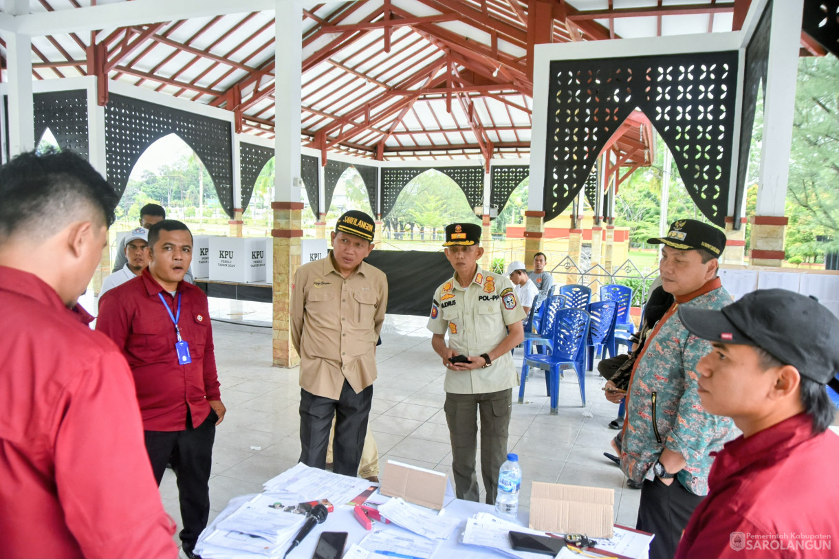 14 Februari 2024 - Monitoring Pelaksanaan Pemilu 2024 Beberapa TPS Di Kecamatan Sarolangun, Kecamatan Singkut, Dan Kecamatan Pelawan