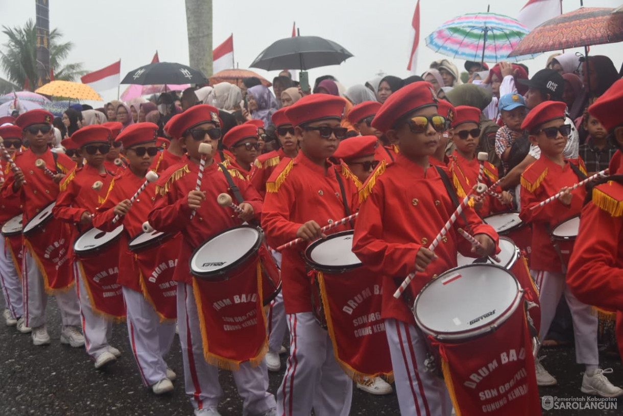 18 Agustus 2025 Pawai Pembangunan di Depan Rumah Dinas Bupati Sarolangun