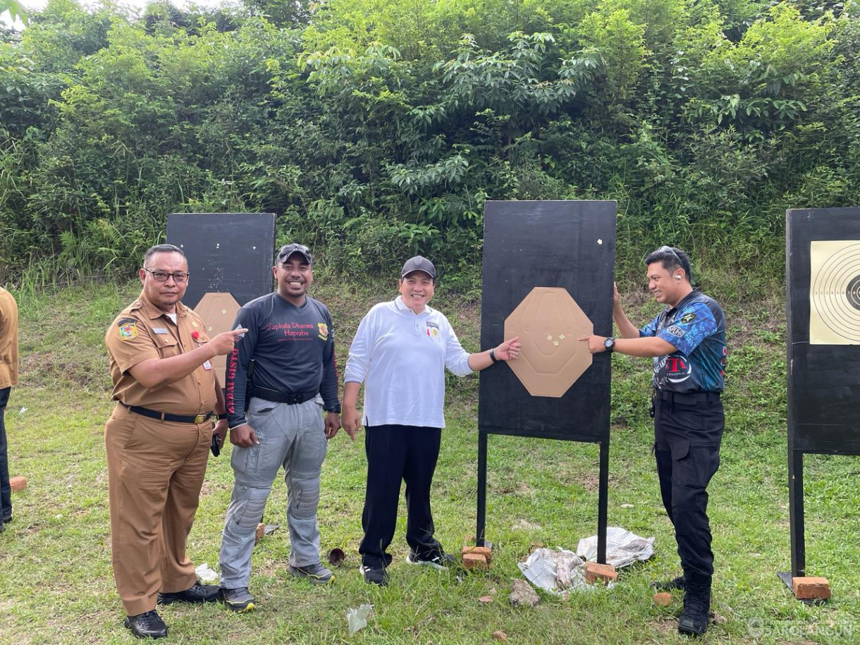 25 Maret 2024 - Olahraga Menembak Bersama Di Polres Sarolangun