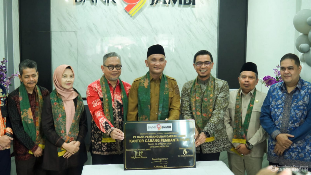 12 Januari 2026&nbsp; Peresmian Kantor Bank Jambi Cabang Pembantu Pauh