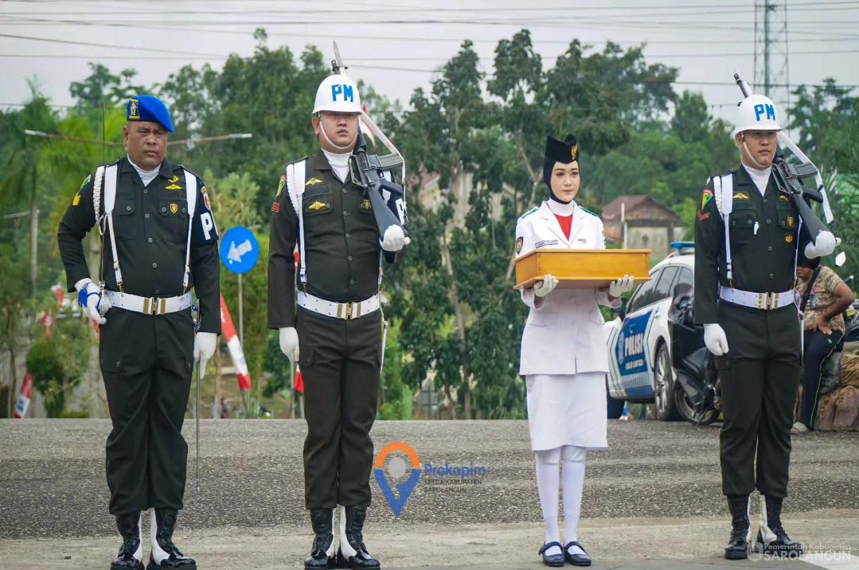 17 Agustus 2026 Upacara Pengibaran Bendera Merah Putih dalam rangka memperingati HUT RI Ke 81 di Lapangan Gunung Kembang Sarolangun