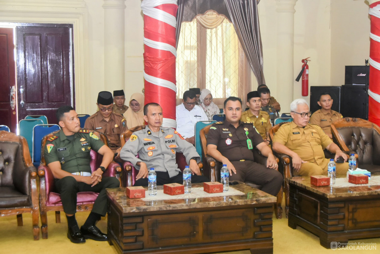 11 Agustus 2025 -&nbsp;Rapat Paripurna Tingkat I tahap 2 di Gedung DPRD Kabupaten Sarolangun