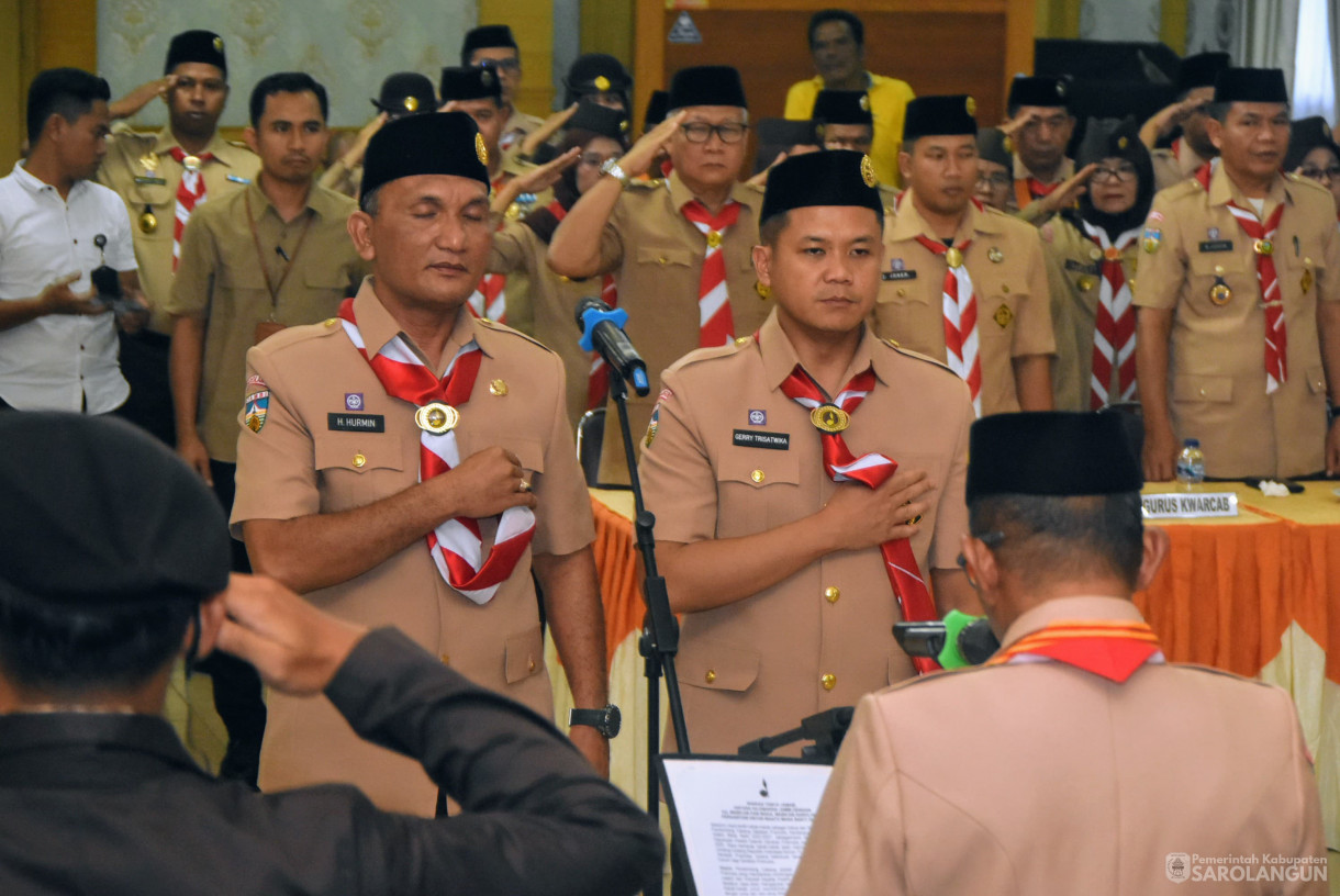 9 Juli 2025 -&nbsp;Pelantikan Ketua Majelis Pembimbing Cabang dan Wakil Ketua Majelis Cabang Gerakan Pramuka Sarolangun