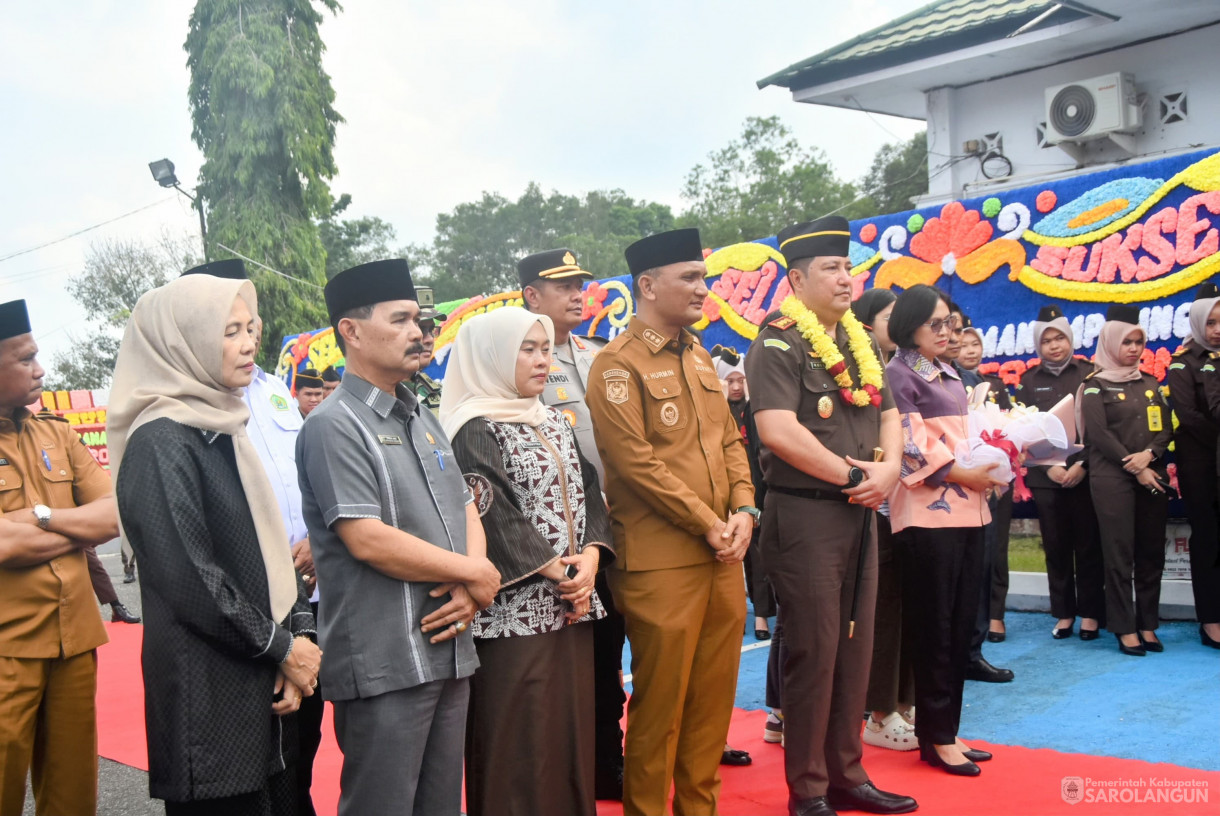 29 Juli 2025 - Penyambutan Kejari Sarolangun di Kantor Kejaksaan Negeri Sarolangun