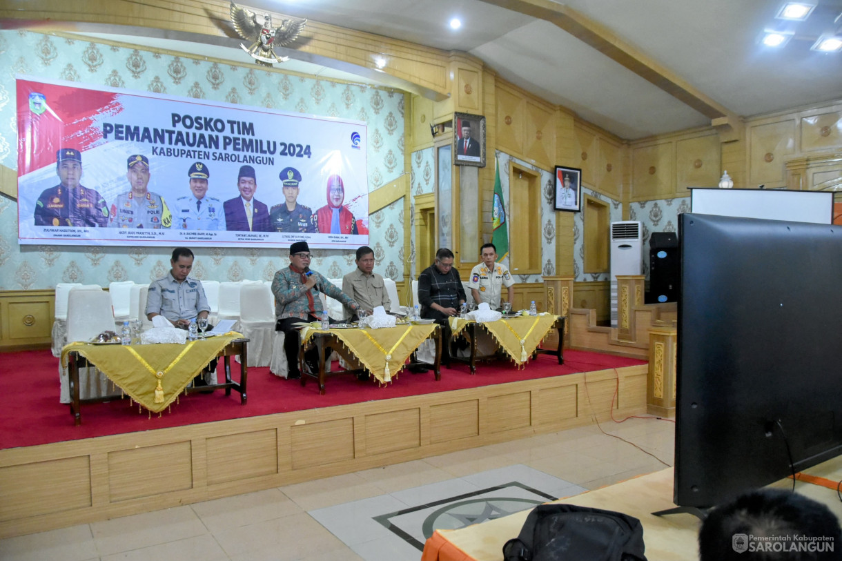 14 Februari 2024 - Monitoring Pelaksanaan Pemilu 2024 Beberapa TPS Di Kecamatan Sarolangun, Kecamatan Singkut, Dan Kecamatan Pelawan