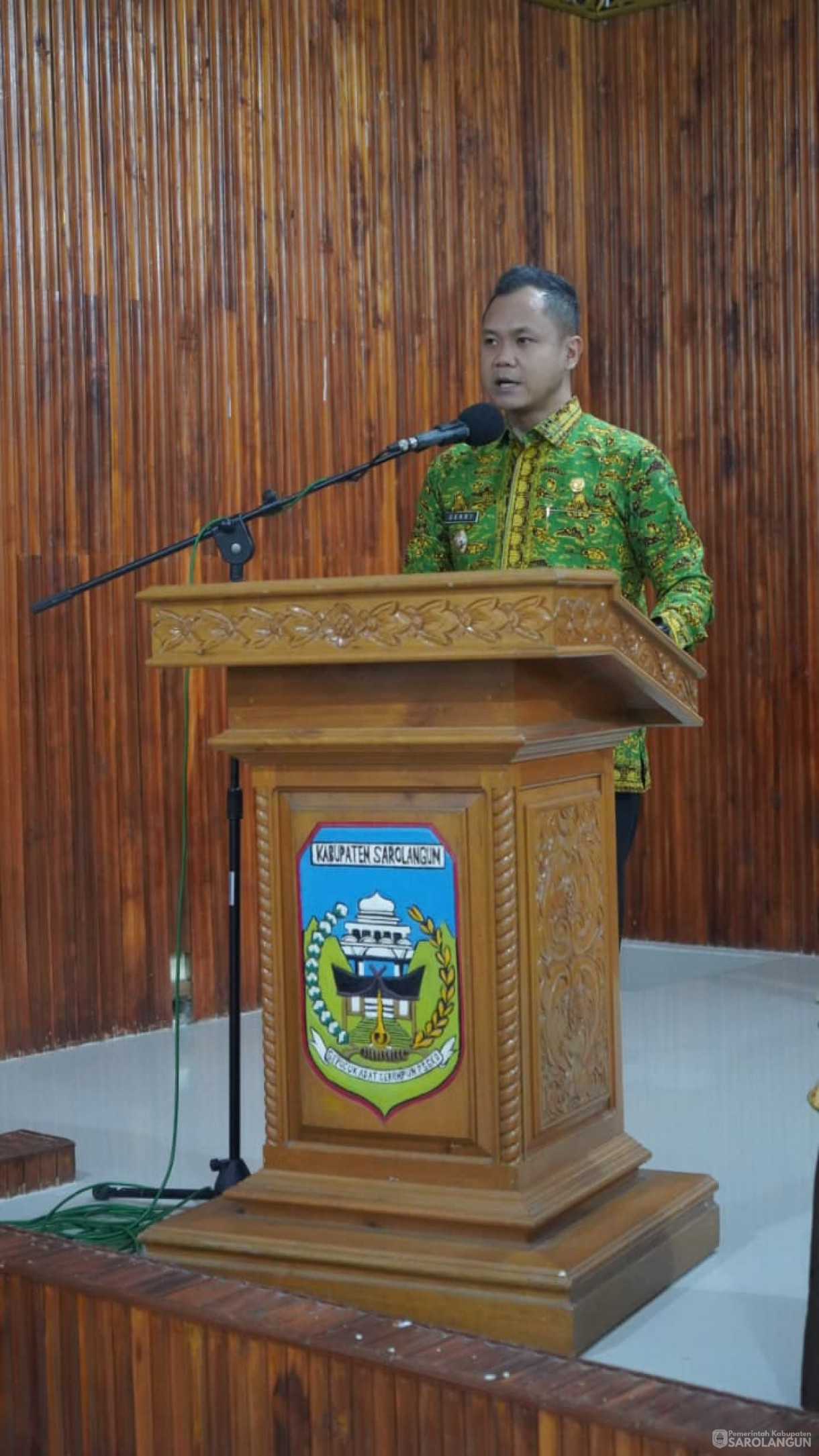 4 September 2025&nbsp; Wakil bupati Sarolangun Membuka Rapat Koordinasi Bimbingan Teknis Pengisian Web Aplikasi Aksi Konvergensi Percepatan Penurunan Stunting Kabupaten Sarolangun Tahun 2025