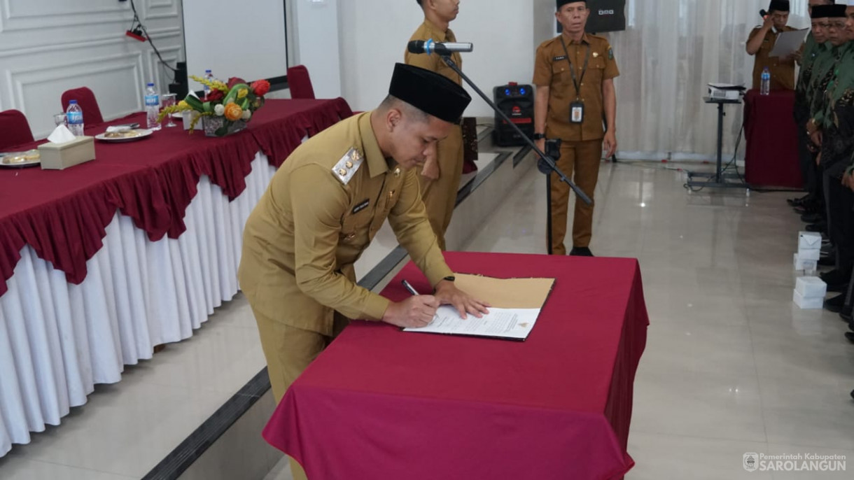 30 Juni 2025 - Pelantikan Dewan Hakim pada pagelaran MTQ Tingkat Kabupaten Sa