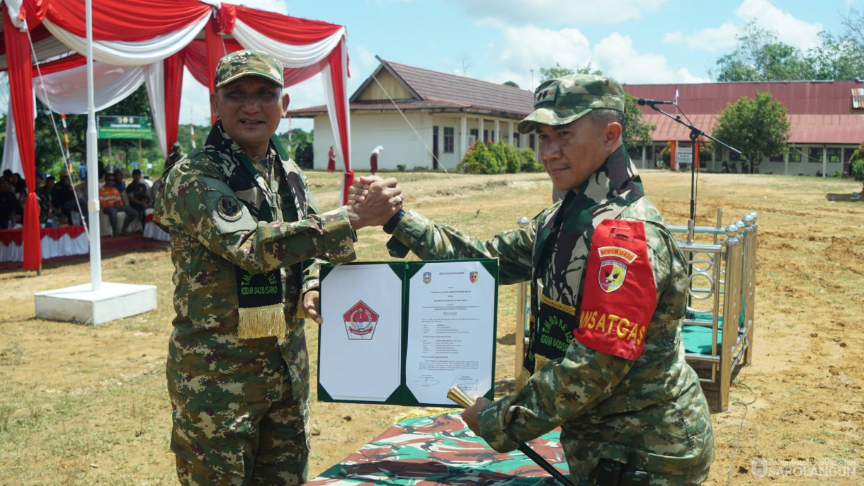 22 April 2026 Upacara Pembukaan Program TNI Manunggal Membangun Desa
