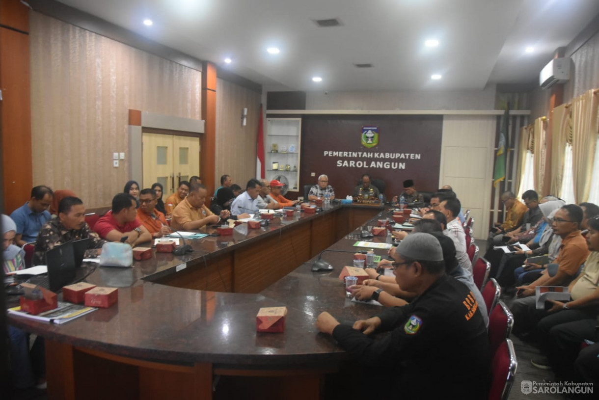 31 Januari 2025 -&nbsp;Rapat Penyampaian Progres Pelaksanaan Inventarisasi OPD di Ruang Pola Utama Kantor Bupati Sarolangun