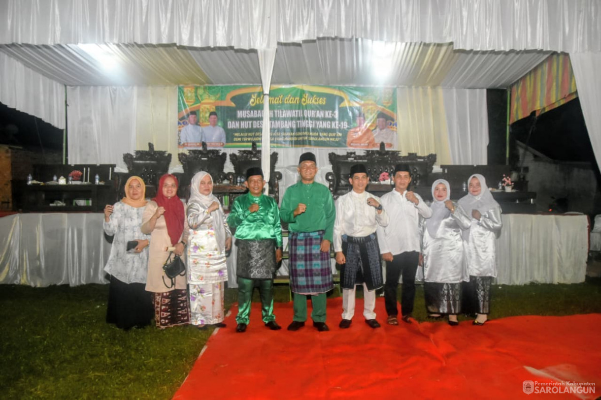 23 September 2025&nbsp; Pembukaan MTQ Ke III Tingkat Desa Tambang Tinggi dan HUT Desa Tambang Tinggi yang Ke 19 tahun