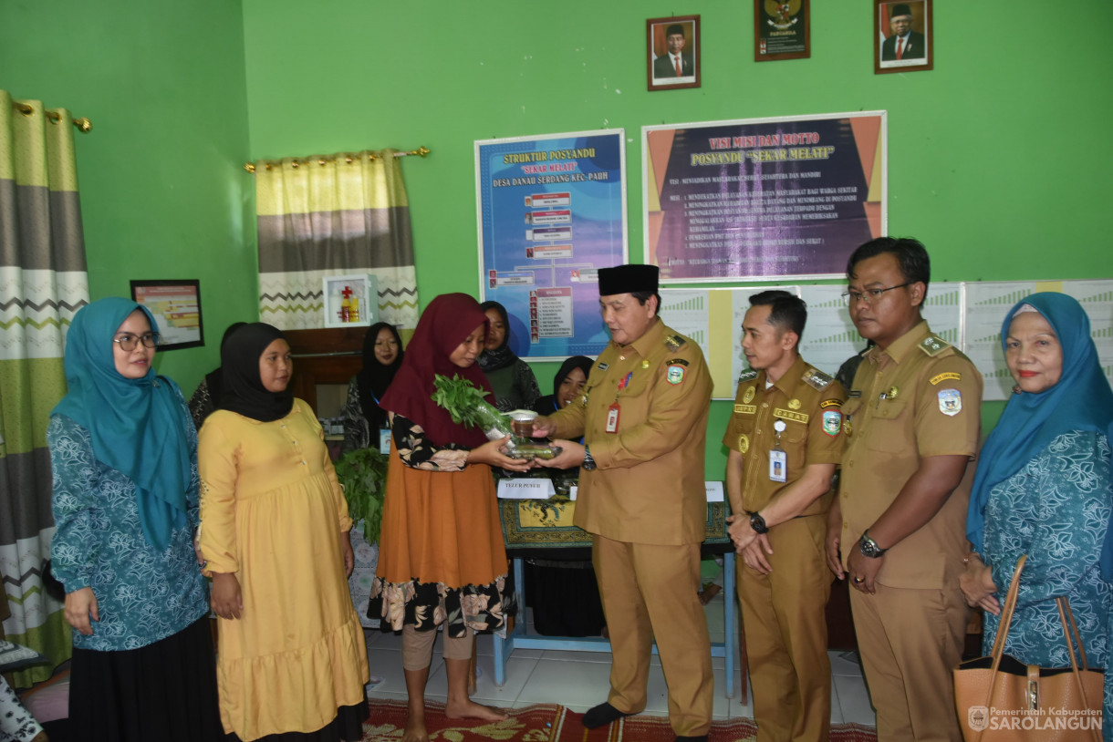 10 Juni 2024 - Penilaian Kader Dan Posyandu Berprestasi Bidang Kesehatan Tingkat Kabupaten Sarolangun Dan Gerakan Intervensi Serentak Pencegahan Stunting Di Desa Danau 