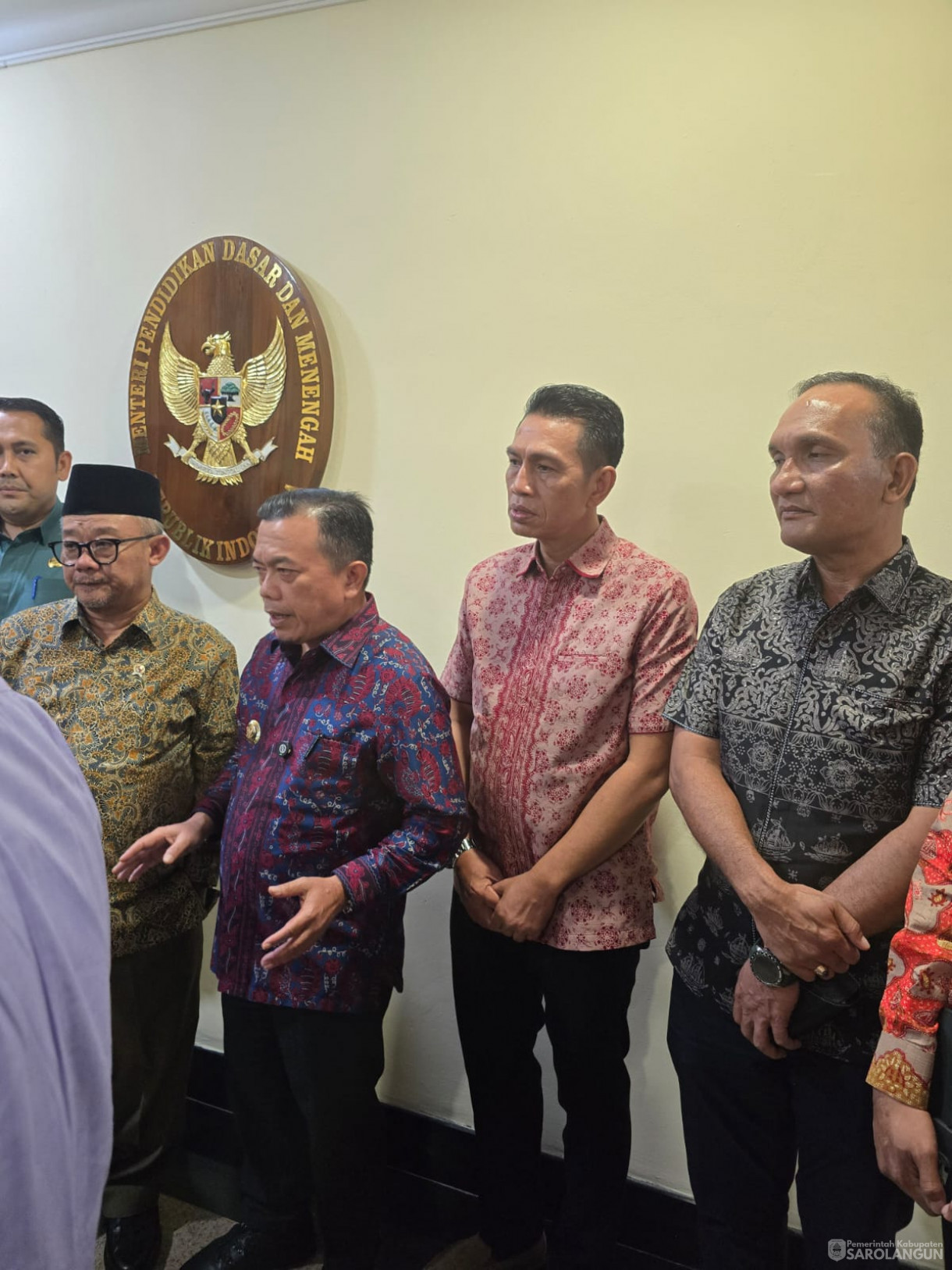 6 Juli 2025 - Bupati Sarolangun Hadiri Audiensi Bersama Gubernur Jambi ke Kementerian Pendidikan Dasar dan Menengah RI di Jakarta