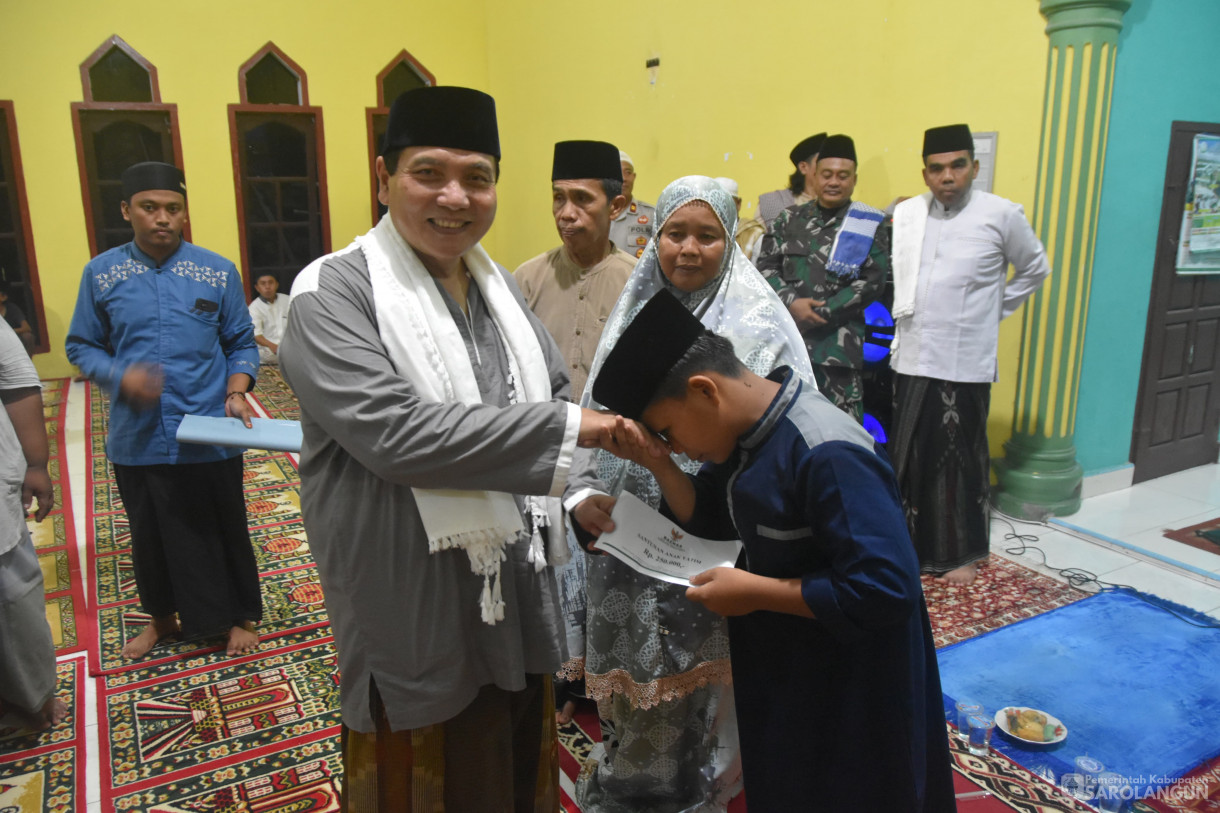 21 Maret 2024 - Safari Ramadhan Di Masjid Baitul Mukmin Desa Teluk Mancur Kecamatan Bathin VIII