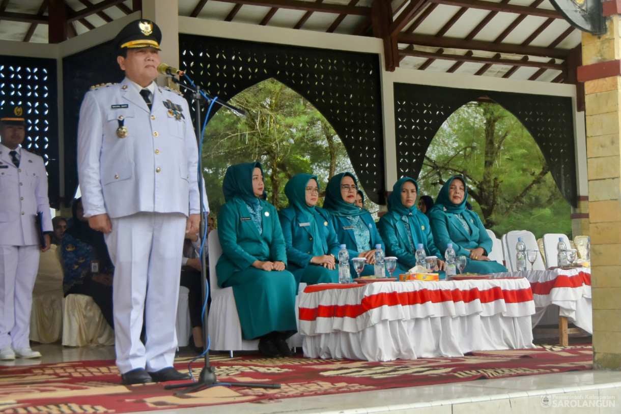 3 Juni 2024 -&nbsp;Upacara Peringatan Hari Lahir Pancasila Di Lapangan Gunung Kembang Sarolangun