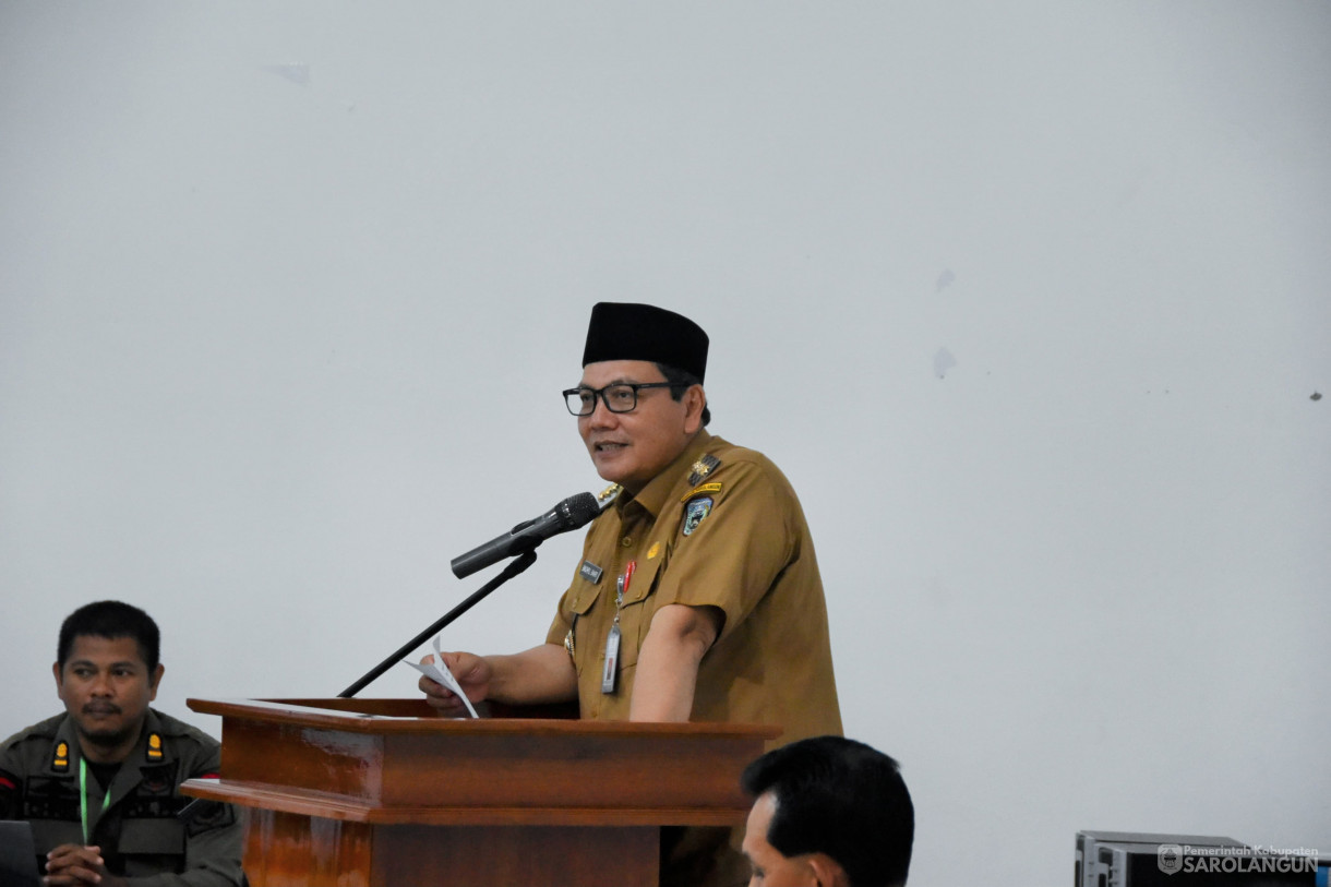 27 November 2023 - Pembukaan Pendidikan Dasar Polisi Pamong Praja Kabupaten Sarolangun Tahun 2023 Di Gedung Diklat BKPSDM Kabupaten Sarolangun