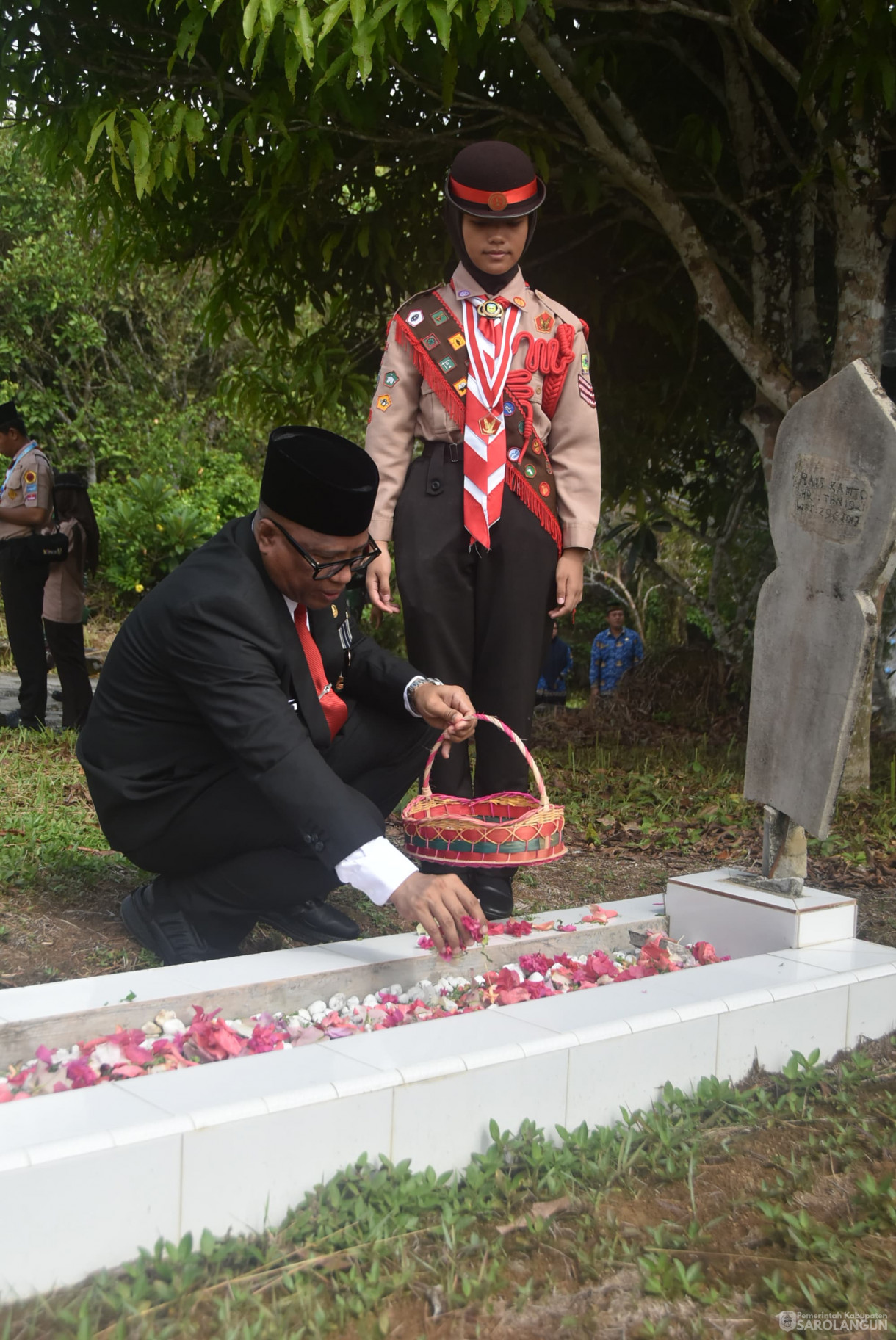 10 November 2024 -&nbsp;Ziarah Taman Makam Pahlawan Kabupaten Sarolangun