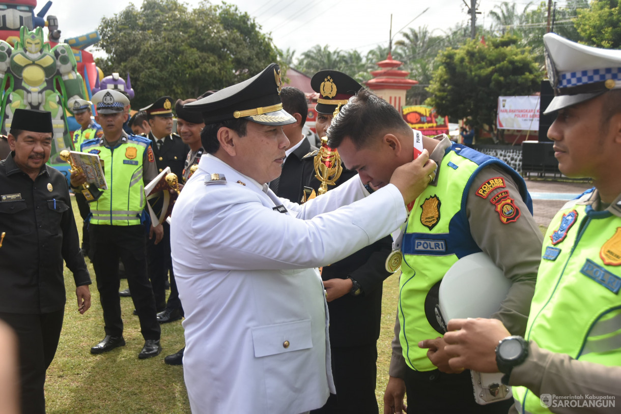 1 Juli 2024 -&nbsp;Ops Upacara Bhayangkara ke 78 Tahun 2024, Bertempat di Lapangan Polres Sarolangun