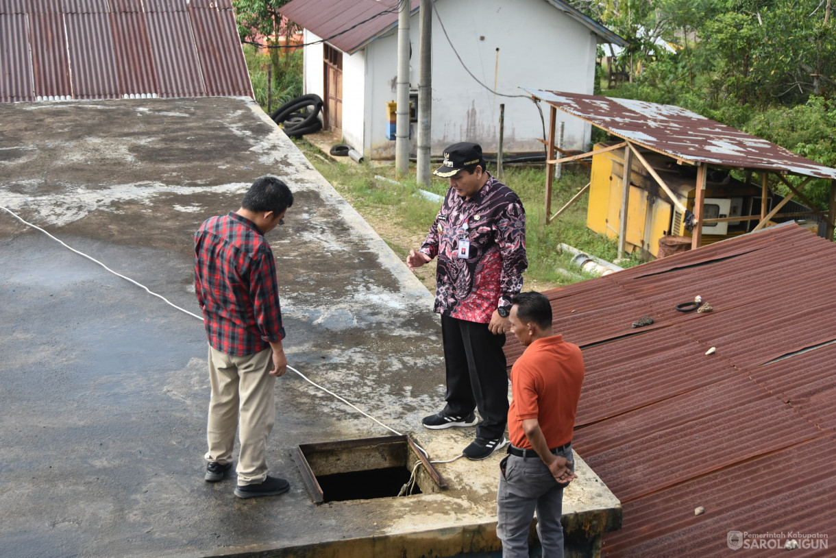 3 November 2023 - Penjabat Bupati Sarolangun Meninjau Pengelolaan Intake PDAM di Kantor PDAM dan Jembatan Sarolangun