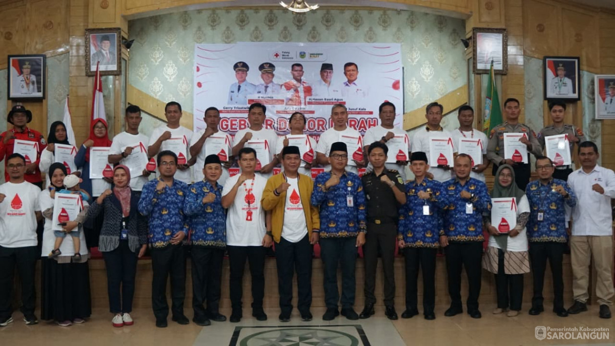 Gebyar Donor Darah Dukung Penuh Program PMI Sarolangun