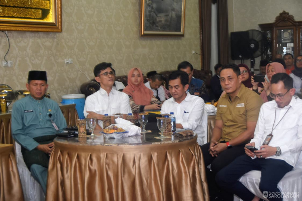 7 Oktober 2025 Kunjungan Kerja Anggota DPR RI Komisi V Bapak Edi Purwanto di Rumah Dinas Bupati Sarolangun