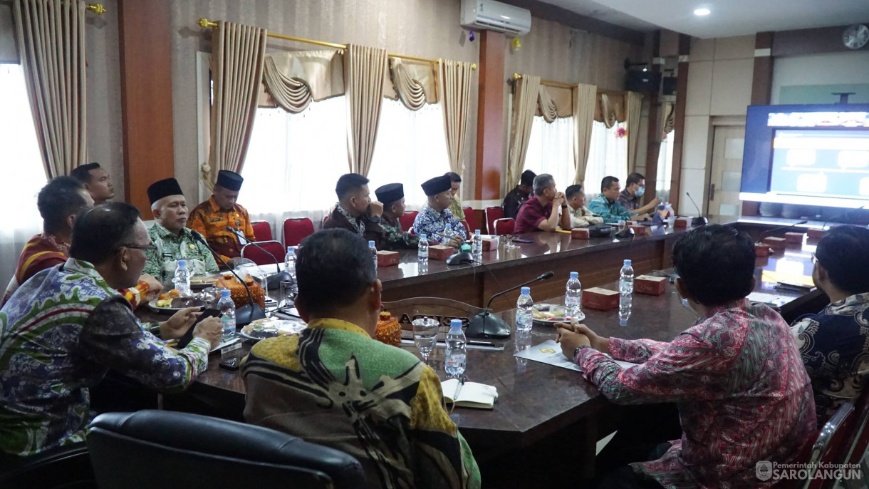 2 April 2026&nbsp;Rapat Entry Meeting atau Pemeriksaan LKPD Tahun 2025 melalui zoom meeting di Ruang Pola Utama Kantor Bupati Sarolangun