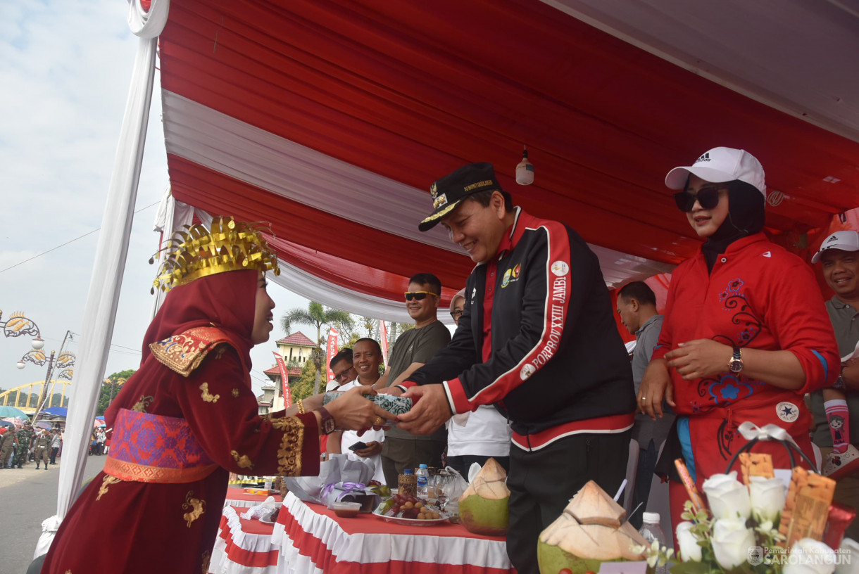 18 Agustus 2024 -&nbsp;Pawai Karnaval Memperingati HUT RI Ke 79, Bertempat di Depan Rumah Dinas Bupati Sarolangun