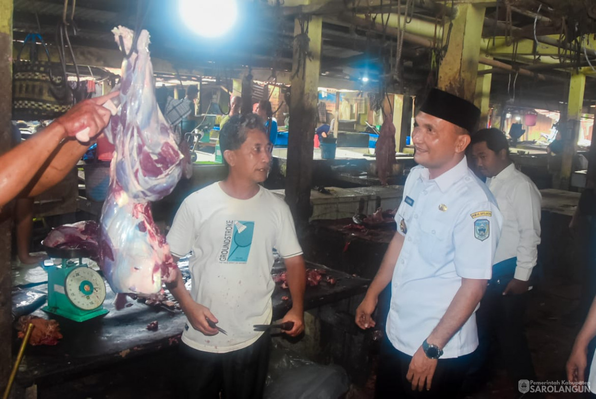 26 Maret 2025 -&nbsp;Sidak Pasar Menjelang Hari Raya Idul Fitri di Pasar Atas Sarolangun