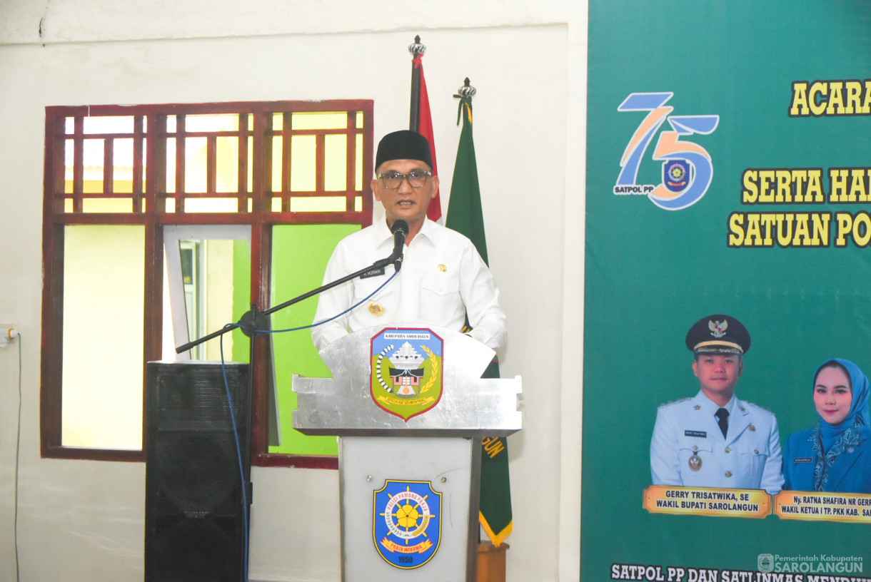 30 April 2025 - Syukuran HUT Satpol PP Ke 75 Tahun dan Satlinmas ke 63
