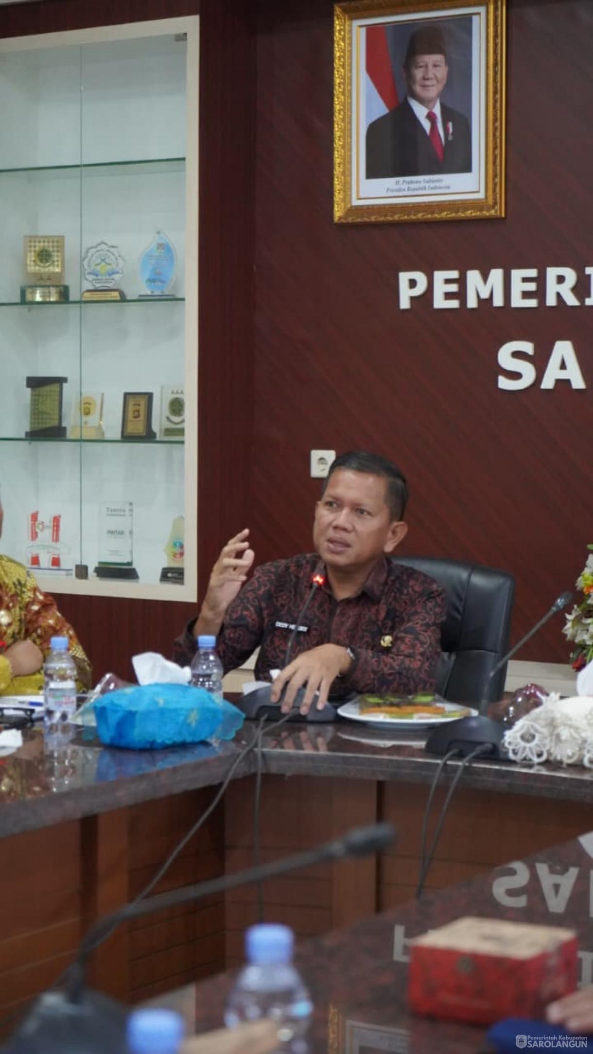 4 September 2025&nbsp; Wakil bupati Sarolangun Memimpin Rapat Koordinasi Pemantapan Pembangunan Sekolah Rakyat Kabupaten Sarolangun