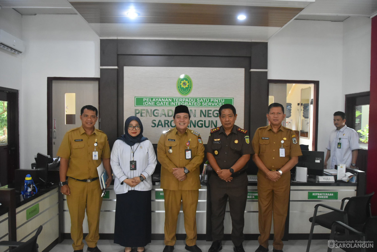 29 Juli 2024 -&nbsp;Koordinasi Dengan Forkopimda, Bertempat di Kantor Kejaksaan Negeri Sarolangun dan Pengadilan Negeri Sarolangun