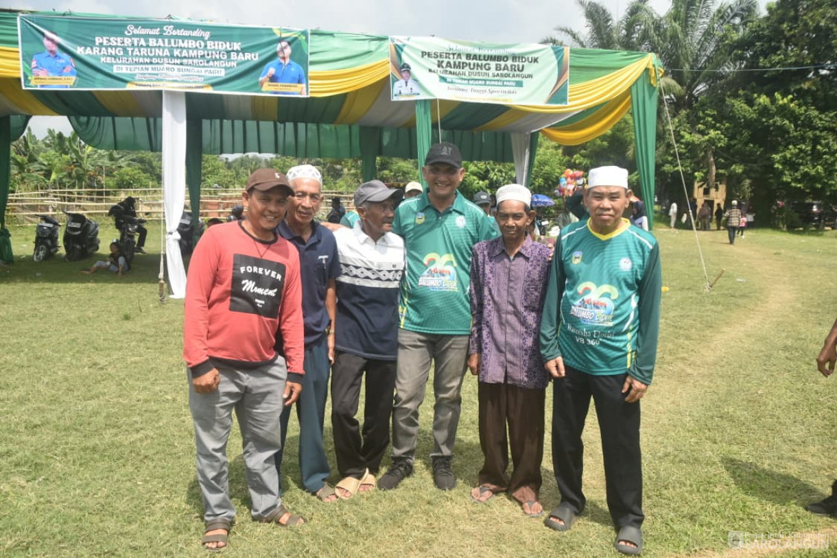 2 November 2025&nbsp; Balumbo Biduk Dalam Rangka HUT Sarolangun di Kampung Baru Kelurahan Dusun Sarolangun
