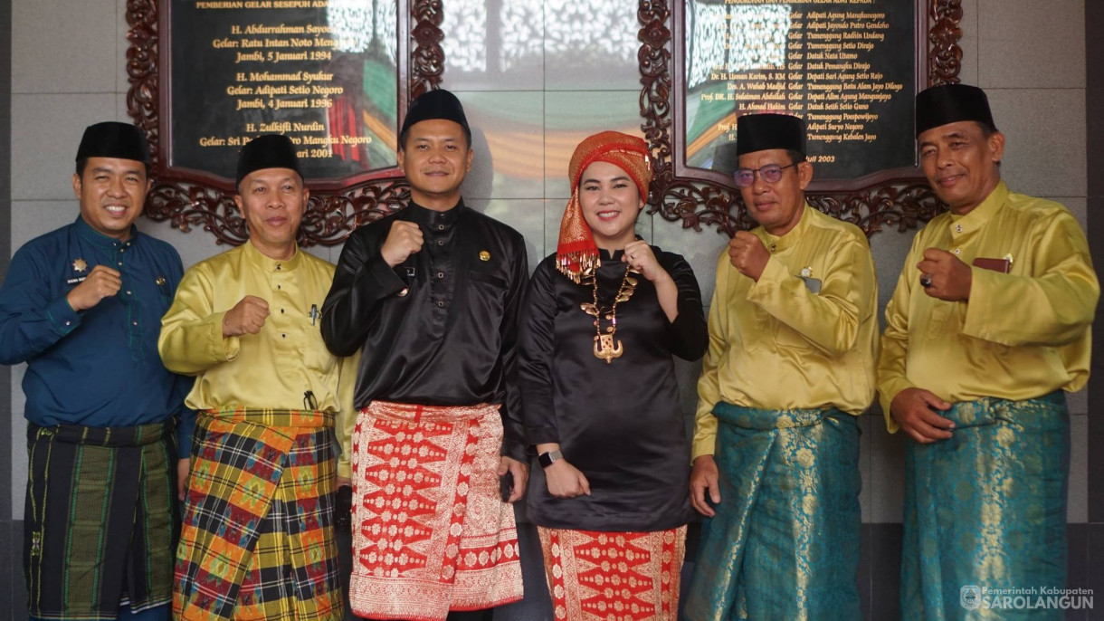 21 Januari 2026 Prosesi Penganugrahan Gelar Adat Melayu Jambi.