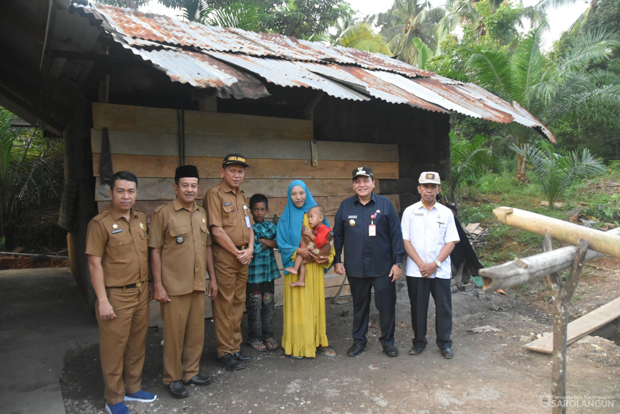 4 Juni 2024 - Meninjau Dan Meresmikan Rumah Layak Huni Bantuan Dari Baznas Di Desa Perdamaian Kecamatan Singkut